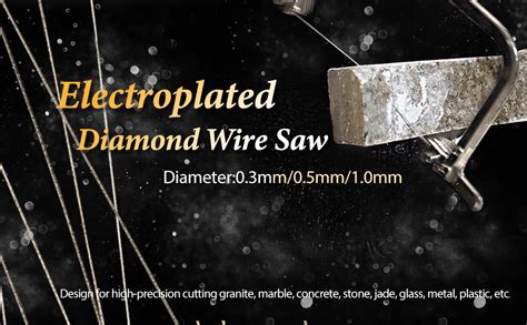 Mm Superfine Diamond Wire Electroplated Cutting Saw Blades For Jade