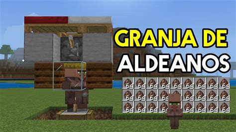 Minecraft Bedrock 1 20 Granja de Aldeanos Automática YouTube