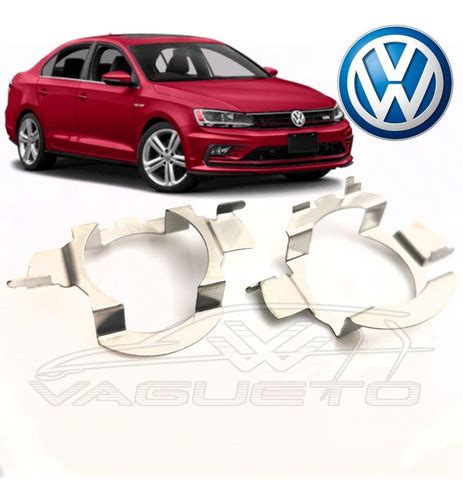 Par De Adaptadores H7 Para Focos Led Vw Jetta Vento Bora Meses Sin