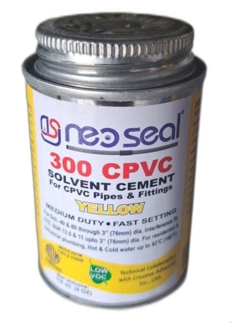 Ml Cpvc Neoseal Solvent Cement Tin Can At Rs In Udaipur Id