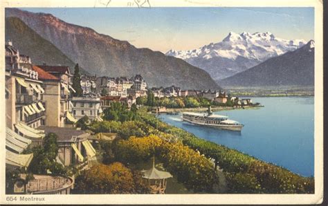 Raddampfer Dampfschiff Lac L Man Vapeur Montreux Kaufen Auf Ricardo