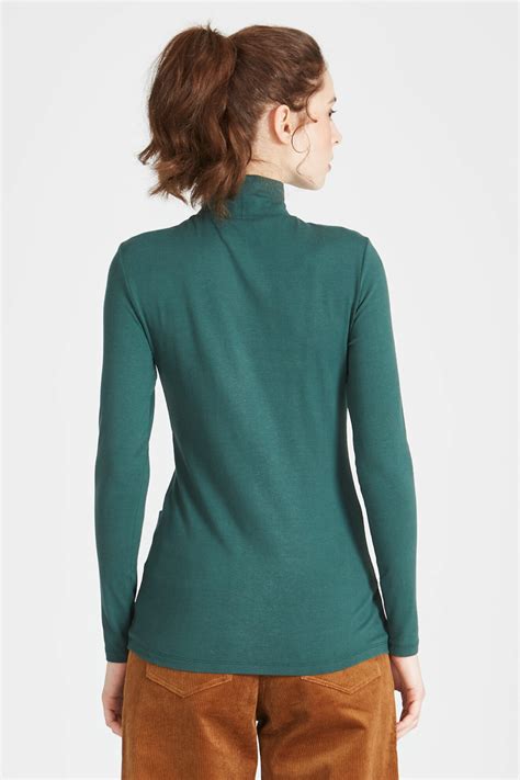 Givn Rollkragen Longsleeve Vida Cedar Green Roberta