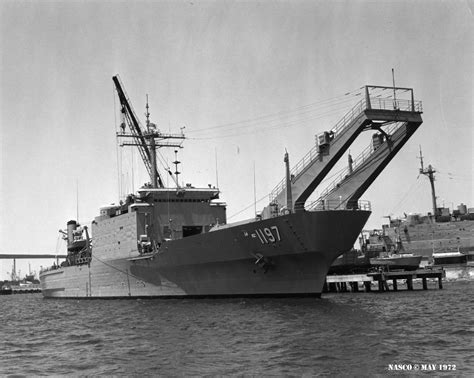 Navy Ships Uss Barnstable County Lst 1197 Commissioning Photos