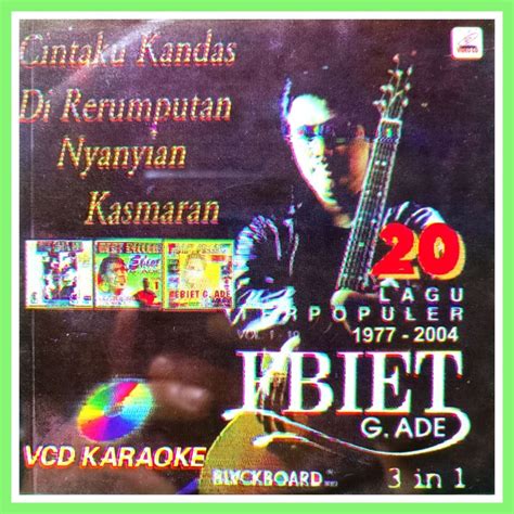 KASET VCD BISA KARAOKE LAGU POP NOSTALGIA ALBUM EBIET G ADE PILIHAN