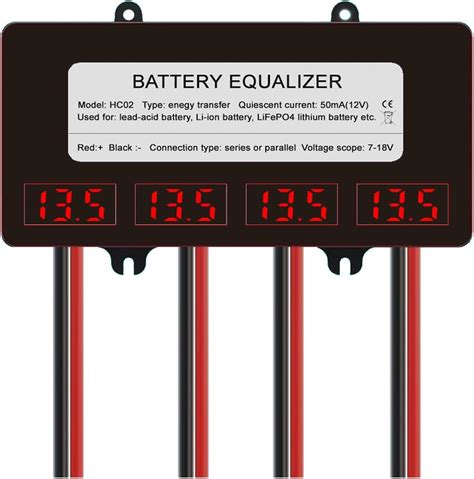 Voltage Balancer HC02 12V 24V 36V 48V Batteries Voltage Equalizer