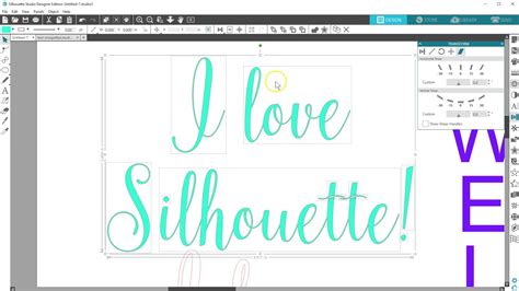 Using Text In Silhouette Studio Youtube