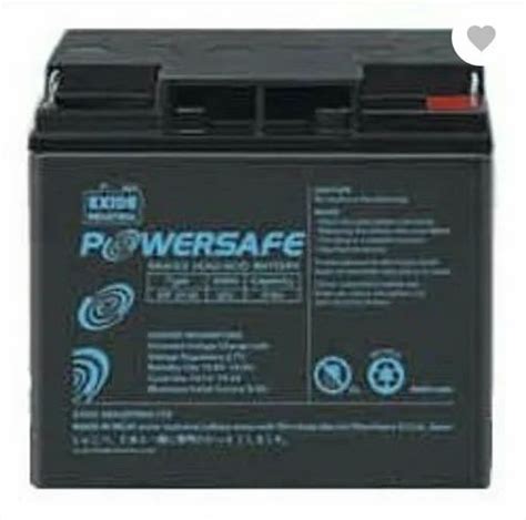 Exide 12v 18 Ah Smf Battery At Rs 2335 Exide Powersafe Plus Smf Battery In Meerut Id