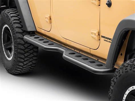 Jeep Licensed By Redrock Extreme Hd Rocker Steps With Jeep Logo 07 18 Jeep Wrangler Jk Redrock