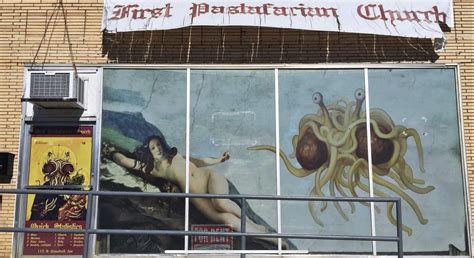 The Now Defunct Church Of The Flying Spaghetti Monster In Norman Ok