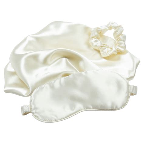 Morningsave Revive Piece Satin Sleep Set Pillowcase Eye Mask