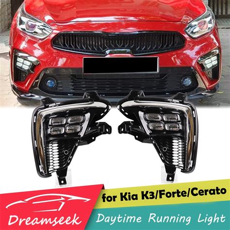 Y Led Daytime Running Light For Kia K Forte Cerato