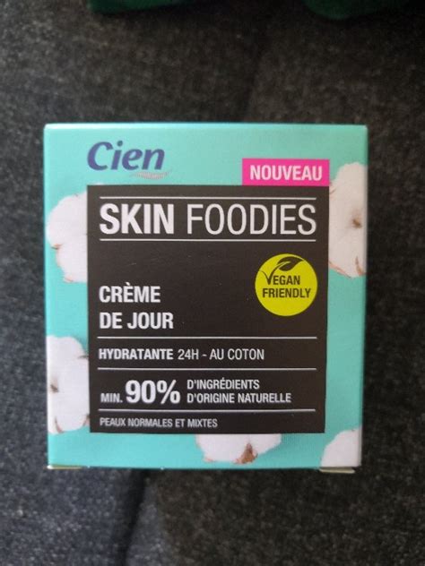 Cien Skin Foodies Crème De Jour Hydratante 24 H Au Coton 50 Ml