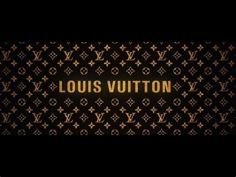 Gold Louis Vuitton Logo Wallpaper