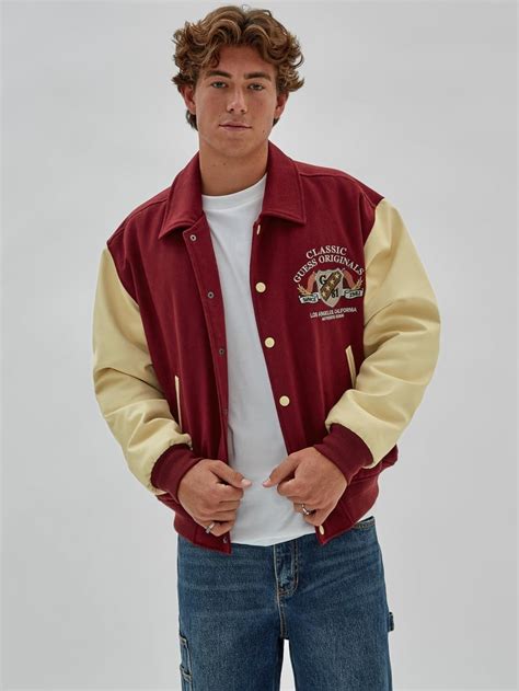 Guess Originals Authentic Letterman Jacket Guess