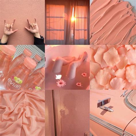 Pink Aesthetic Wallpaper Vintage Retro Peach Aesthetic - canvas-point