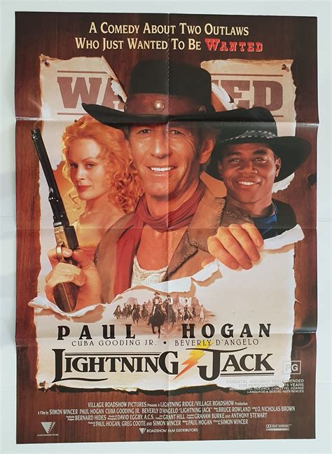 Lightning Jack Paul Hogan 1994 Australian Giant Cinema Poster Ebay