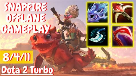 SNAPFIRE OFFLANE Simple Build DOTA 2 Turbo Gameplay 7 30 YouTube