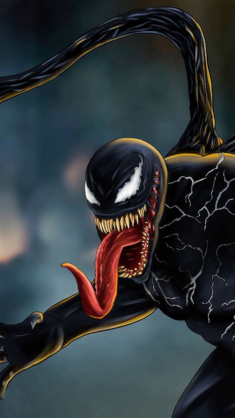 1440x2560 Venom Carnage Battle Concept Art Samsung Galaxy S6,S7 ,Google ...