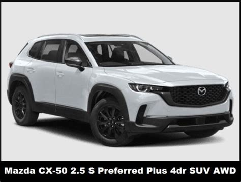 Mazda Cx S Preferred Plus Dr Suv Awd Specs Top Speed