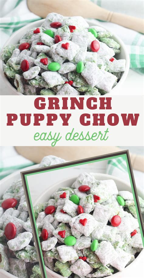 Tasty Grinch Puppy Chow Recipe Recipe Puppy Chow Recipes Christmas