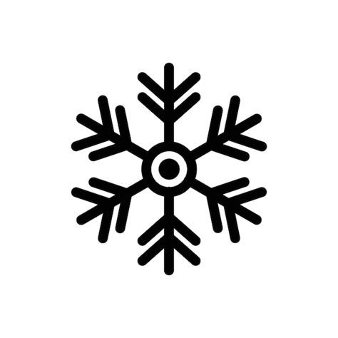 Icono De La Nieve Vector Premium