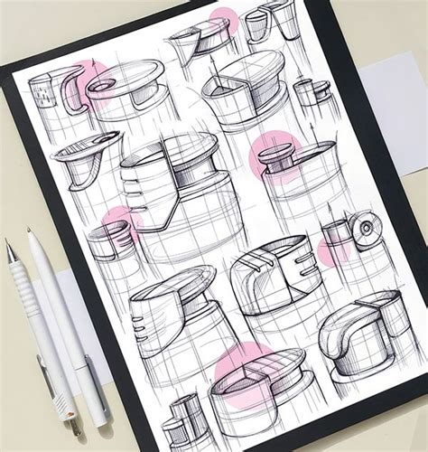 Design Sketches Illustrations Part On Behance Industrial