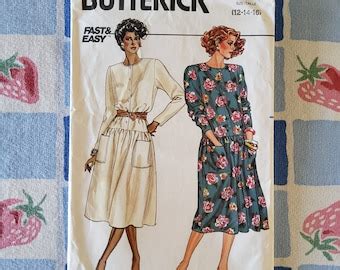 Butterick Complete Uncut Factory Folds Vintage S Sewing Pattern