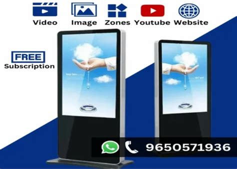 Digital Signage Standee Cloud Based Floor Standing Display Inch With