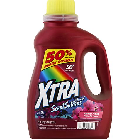 Xtra™ ¡fresco Scentsations™ Summer Fiesta Liquid Laundry Detergent 75 Fl Oz Jug Tony S