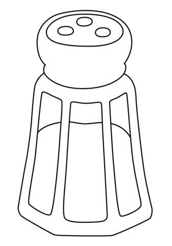 Salt Emoji Coloring Page Free Printable Coloring Pages