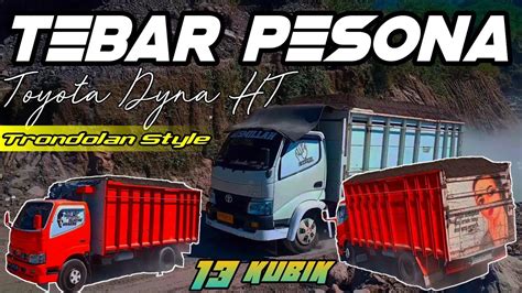 Truk Pasir Merapi Toyota Dyna HT Tebar Pesona Di Tanjakan Gendol