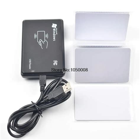 Купить 125 кгц черный USB с близость датчик Smart и RFID считыватель ID ...