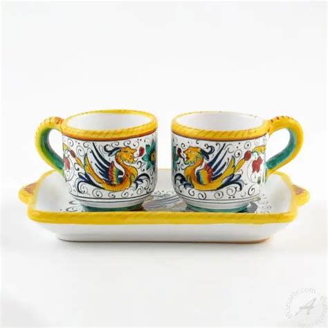 Espresso Set Raffaellesco Fima Italian Dinnerware Thatsarte