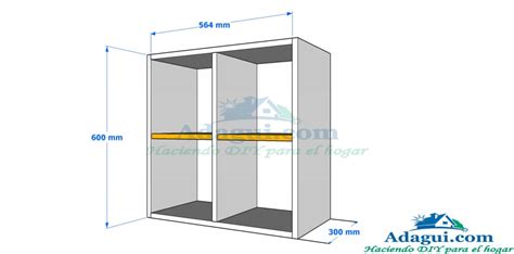 Plano Y Dise O Con Medidas Mueble Alto De Cocina Melamina