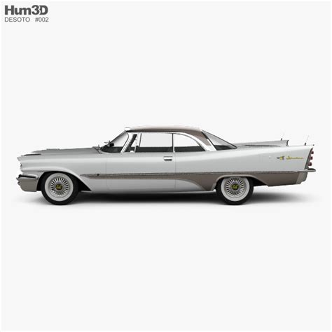 DeSoto Adventurer hardtop Coupe 1957 modelo 3D Veículos no Hum3D