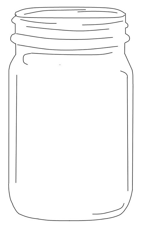 Free Printable Mason Jar Template