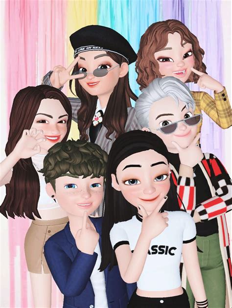 Zepeto Friends Cartoon Characters Anime Cartoon