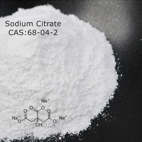 High Quality Purity Hot Sale White Powder Sodium Citrate Trisodium