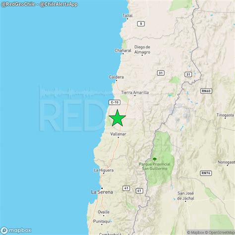 Red Geocientífica De Chile On Twitter Revisado ⚠️ Sismo De Magnitud