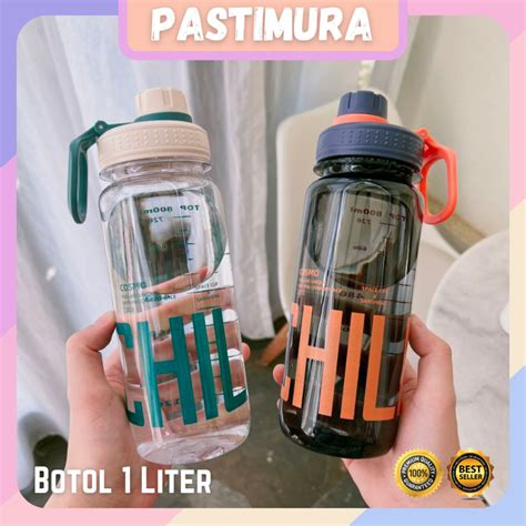 Jual PSM BOTOL MINUM 1000ML RELAX OLAHRAGA KANTOR SEKOLAH Portable