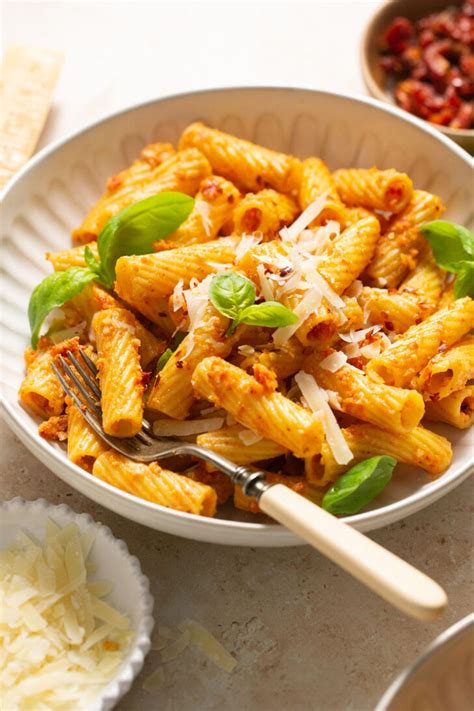 Red Pesto Pasta Quick And Easy Real Food Whole Life