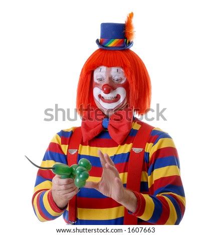 Clown Making Balloon Animals Stock Photo 1607663 : Shutterstock