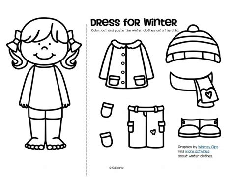 Clothes Worksheets Kindergarten