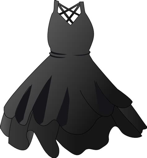 black dress clip art  clkercom vector clip art  royalty