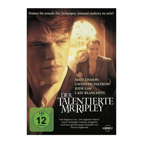 Der Talentierte Mr Ripley Matt Damon Dvd Neu