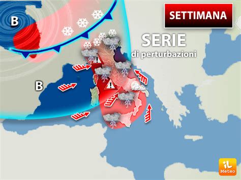 Meteo Settimana Da Marted Imminenti Perturbazioni Con Temporali