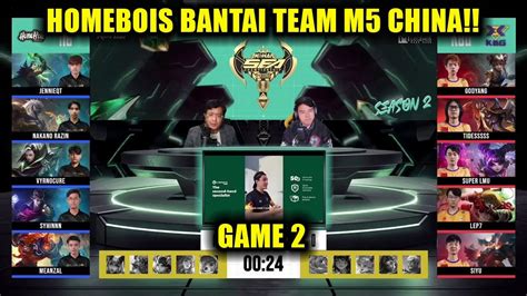 HOMEBOIS BANTAI TEAM M5 CHINA HOMEBOIS VS KBG GAME 2 KOHAI SEA