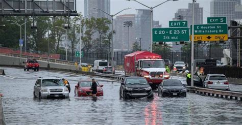 Torrential Storms Flood Subways Streets In New York Emergency