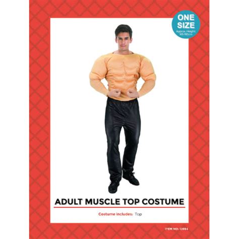 Adult Muscle Man Top Cracker Jack Costumes Brisbane