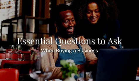 Essential Questions To Ask When Buying A Business Hoplerwilms